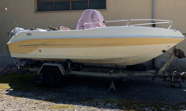 Beluga 5,50 m + Honda 100 hp (2019) + Carrello stradale omologato open livorno boats barca da diporto barco bateaux natante fuoribordo 4 tempi boat trailer